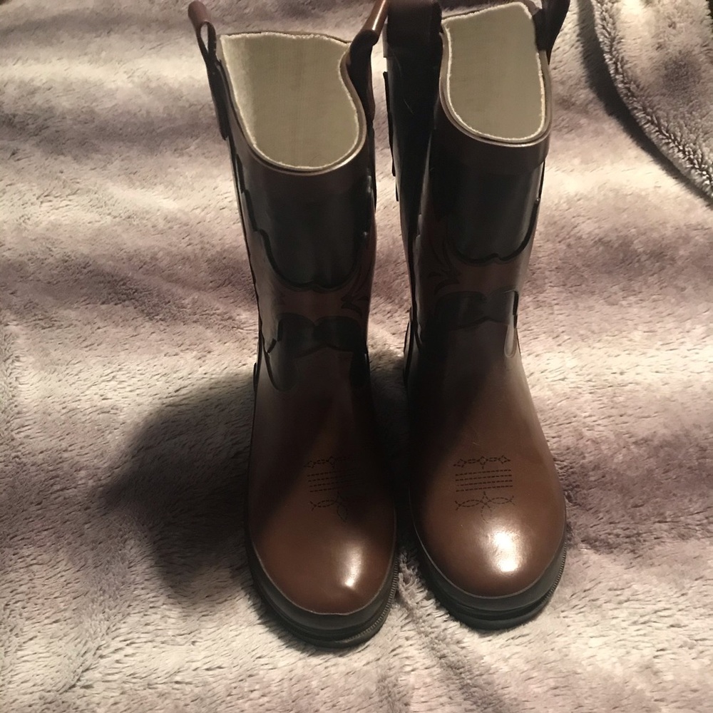 Western chief cowboy rain boots.